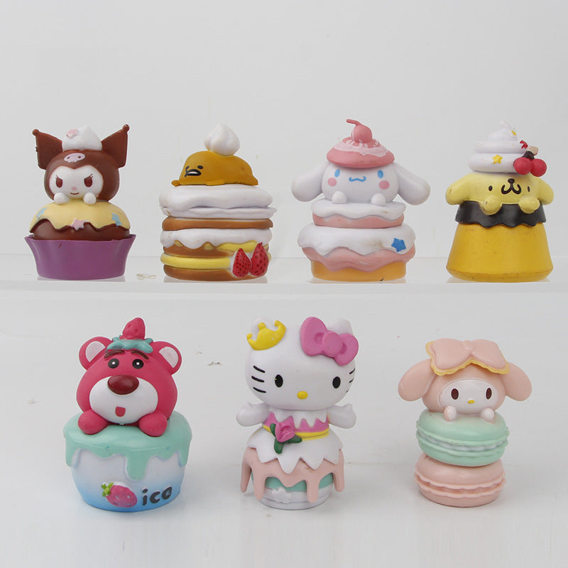 Cross-border blind box witch ceremony, Kuromi figures, trendy toy dolls, desk ornaments in the car, gift wholesale tide